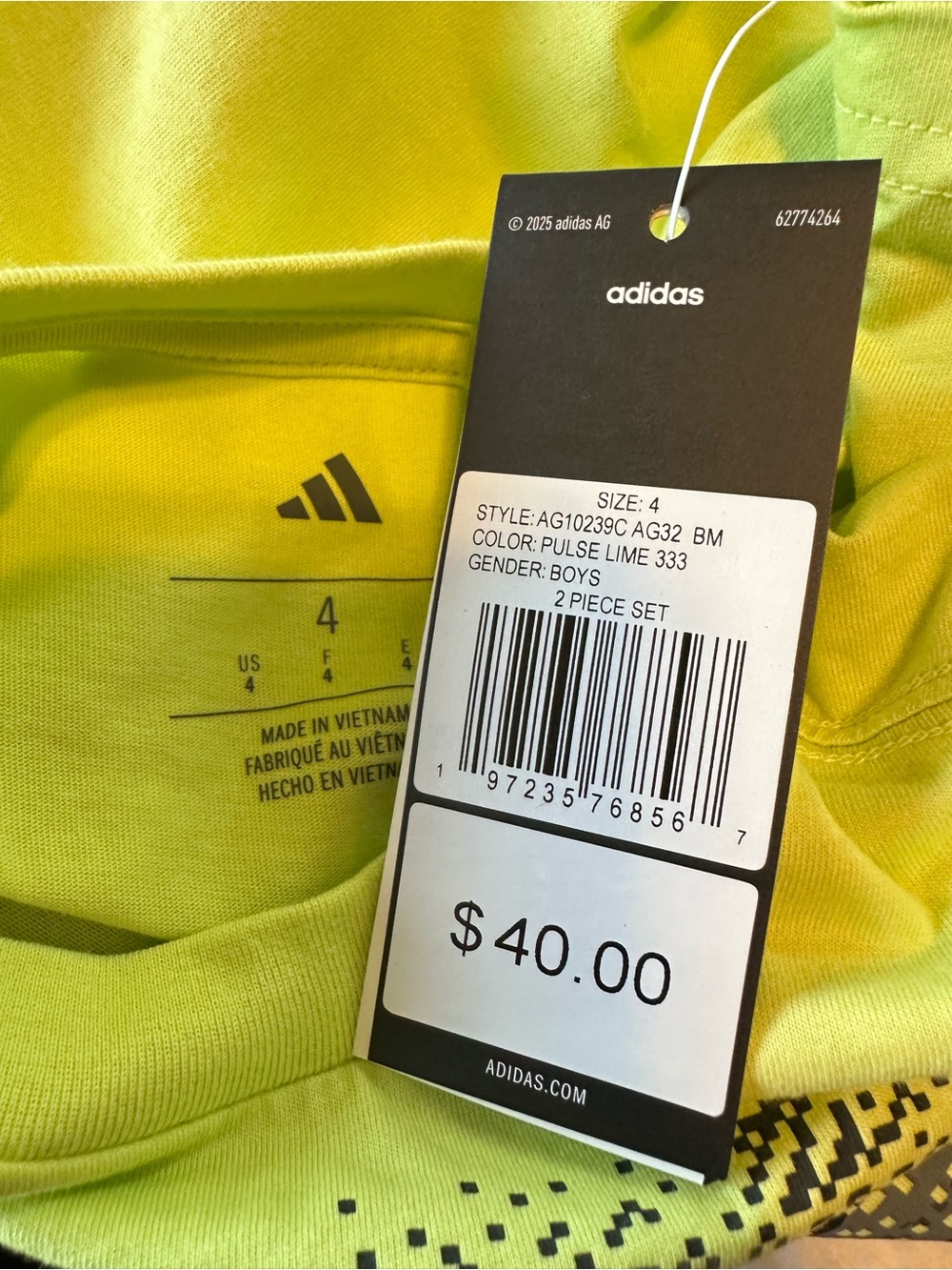 Boy’s Adidas Short Set - Picture 9 of 9
